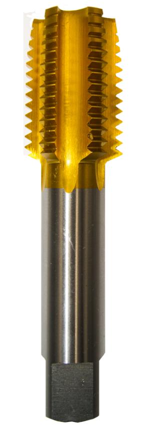 Метчик маш.-ручн., однопроходн. прямой M36*1,0 P6M5 HSS M2 (6542) TIN № 775 ПрофОснастка Эксперт