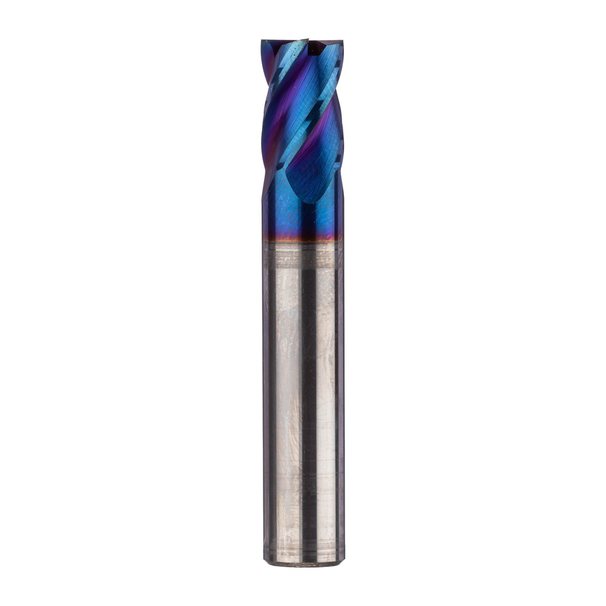 Фреза концевая тв. сплав 4Z № 161, (5/5*16*50 мм) HRC65, Nano Blue, плоская без фаски 35°, ТМ ПрофОснастка
