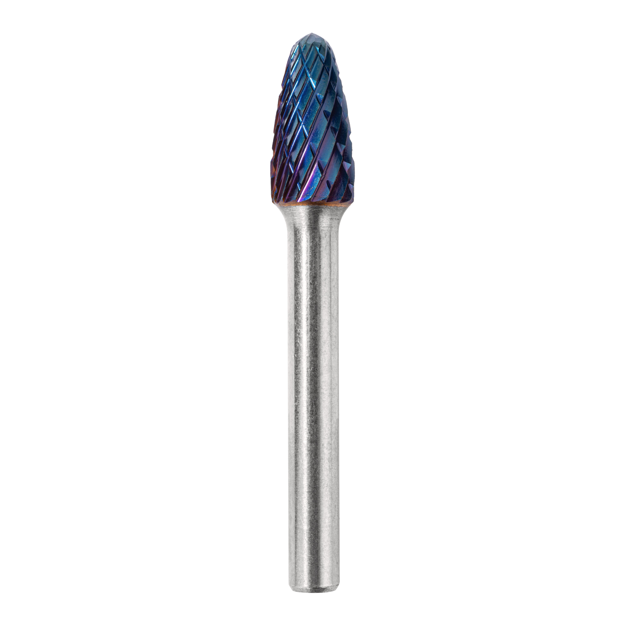 Борфреза тв. сплав № 756, форма F, 12*25*70/хв.6 мм, UC NANO BLUE, ТМ ПрофОснастка