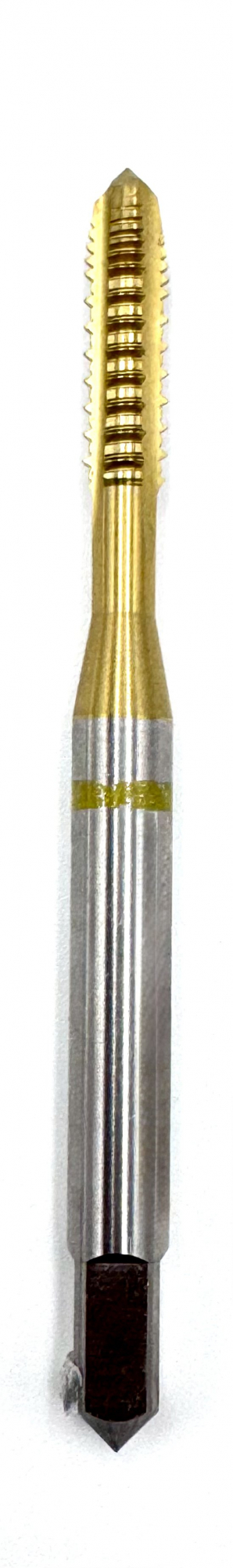 Метчик М5*0,8 шахматный HSSE (Р6М5К5) TIN DIN 371 маш прямой глух/скв отв (кв a=4,9 мм) № 807 ТМ ПрофОснастка
