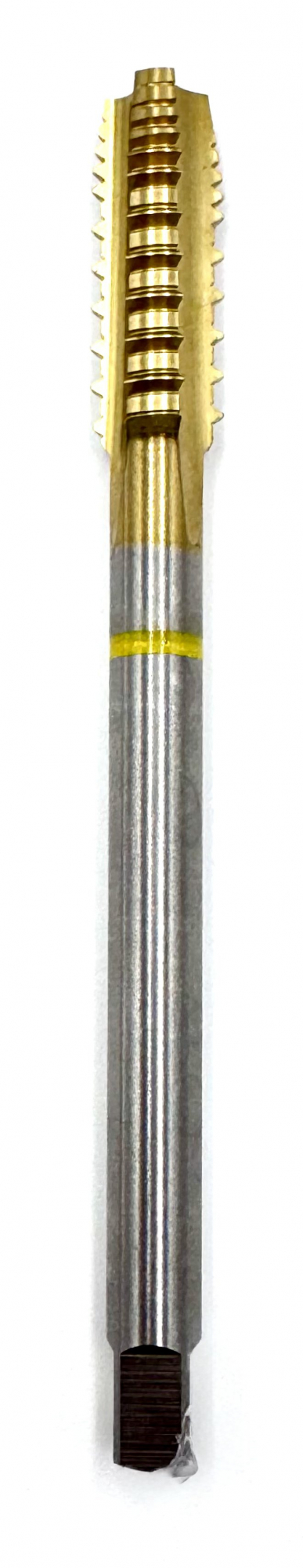 Метчик М8*1,25 шахматный HSSE (Р6М5К5) TIN DIN 371 маш прямой глух/скв отв (кв a=6,2 мм) № 811 ТМ ПрофОснастка